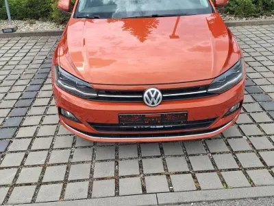Gebraucht VW Polo Highline 95 PS (69 kW) 2018 Orange Kleinwagen