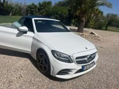 Gebraucht Mercedes C200 AMG line 184 PS (135 kW) 2019 Weiß Cabrio