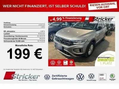Używany VW T-Roc Life 150 KM (110 kW) 2025 Srebrny SUV