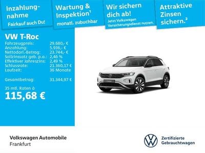 Gebraucht VW T-Roc Goal 150 PS (110 kW) 2025 Weiß SUV