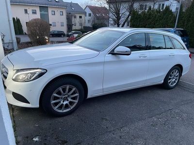 gebraucht Mercedes C220 9 g-tronic/distronic/park-pilot/navi/...