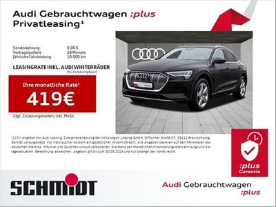 gebraucht Audi e-tron Sportback 55 quattro Advanced S line AHK Kamera HuD Techn. Selection
