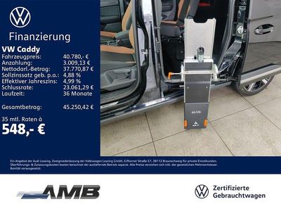 Gebraucht VW Caddy PanAmericana 122 PS (89 kW) 2022 Deep black perleffekt Van / Kleinbus