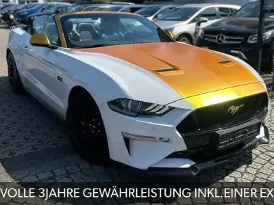 Gebraucht Ford Mustang GT 450 PS (330 kW) 2019 Weiß Cabrio