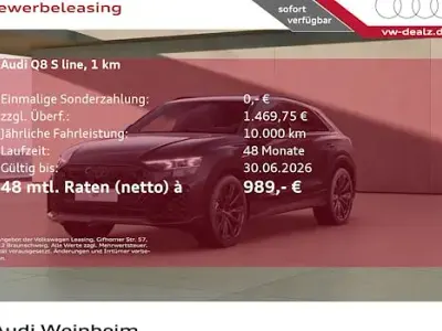 Nowe Audi Q8 Ambiente 490 KM (360 kW) 2026 Czarny SUV