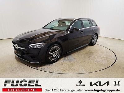 Gebraucht Mercedes C180 AMG line 170 PS (125 kW) 2022 Obsidianschwarz  metalliclack Kombi