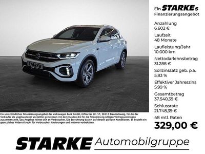 Second-hand VW T-Roc R-line 150 CP (110 kW) 2021 Alb SUV
