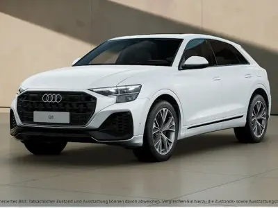 Gebraucht Audi Q8 S-Line 394 PS (289 kW) 2025 Gletscherweiß metallic SUV