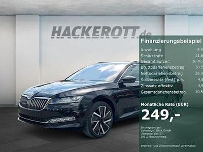 Gebraucht Skoda Superb Style 150 PS (110 kW) 2024 Schwarz Kombi