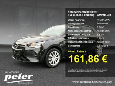 Gebraucht Opel Corsa-e Edition 100 kW (136 PS) 2022 Schwarz (metallic) Kleinwagen