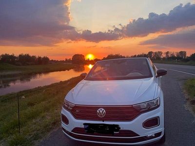 Gebraucht VW T-Roc Cabriolet R-line 150 PS (110 kW) 2020 Weiß Cabrio