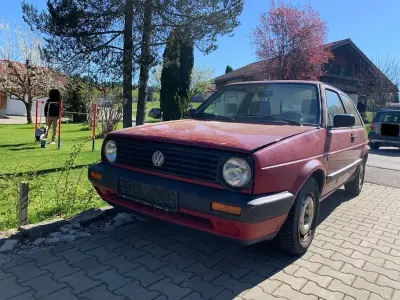 Brugt VW Golf III 69 HK (50 kW) 1991 Rød Hatchback