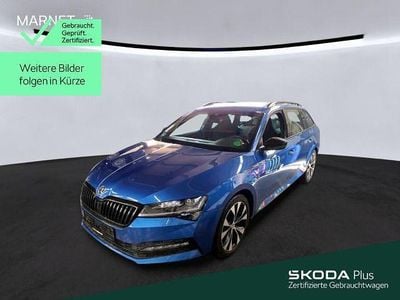 Gebraucht Skoda Superb SportLine 200 PS (147 kW) 2022 Raceblau metallic Kombi