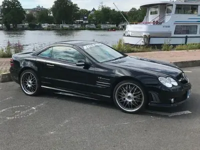 Gebraucht Mercedes SL55 AMG AMG 500 PS (367 kW) 2003 Schwarz Cabrio
