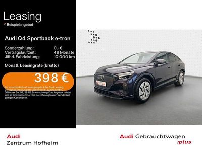Auroraviolett metallic Gebraucht 2025 Audi Q4 Sportback e-tron Ambiente SUV | 43.490 € (Etwas zu teuer)
