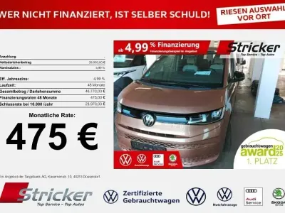 Gebraucht VW Multivan 136 PS (100 kW) 2022 Copper bronze metallic Van / Kleinbus