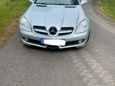 Gebraucht Mercedes SLK200 184 PS (135 kW) 2009 Silber Cabrio