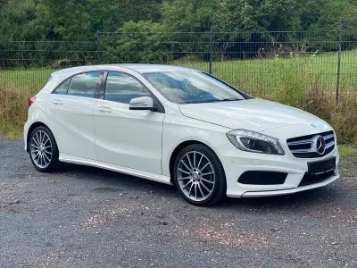 Gebraucht Mercedes A200 AMG line 136 PS (100 kW) 2014 Weiß Kleinwagen