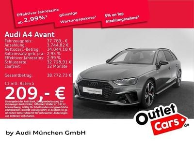 Gebraucht Audi A4 S-Line 204 PS (150 kW) 2024 Daytonagrau perleffekt Kombi