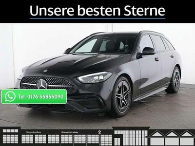 Lack obsidianschwarz Gebraucht 2024 Mercedes C180 AMG line Kombi | 39.880 € (Etwas zu teuer)