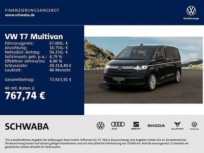 Neu VW Multivan Style 204 PS (150 kW) 2026 Deep black perleffekt Van