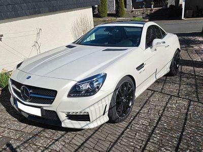 Gebraucht Mercedes SLK55 AMG AMG 421 PS (309 kW) 2014 Weiß Cabrio