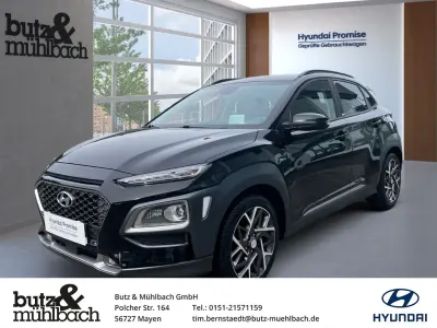 Gebraucht Hyundai Kona Premium 141 PS (103 kW) 2020 Schwarz SUV