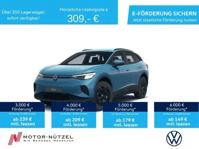 Neu VW ID.4 Pure 139 kW (190 PS) 2026 Blau SUV