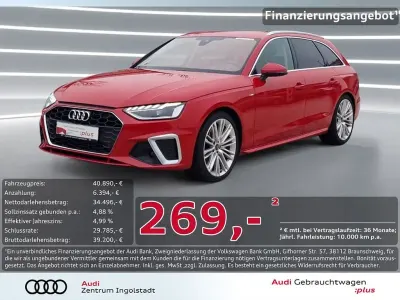 Gebraucht Audi A4 S-Line 204 PS (150 kW) 2024 Progressivrot metallic Kombi