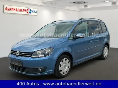 Gebraucht VW Touran Comfortline 140 PS (102 kW) 2013 Blau Van / Kleinbus