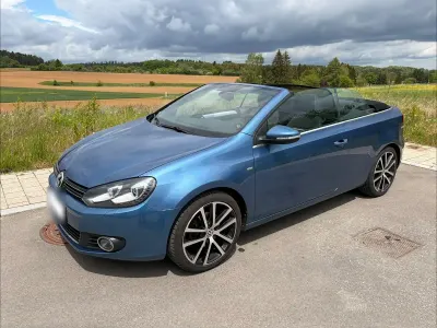 Gebraucht VW Golf Cabriolet Cup 122 PS (89 kW) 2014 Blau Cabrio