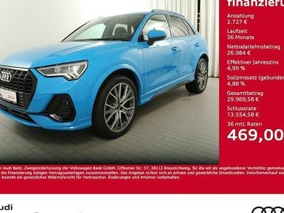 Gebraucht Audi Q3 S-Line 150 PS (110 kW) 2021 Blau SUV