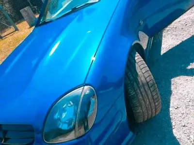 Gebraucht Mercedes SLK230 193 PS (141 kW) 1999 Blau Cabrio
