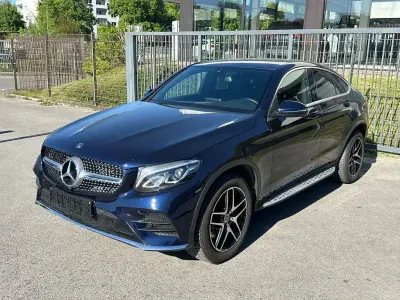 Usata Mercedes GLC250 AMG line 211 CV (155 kW) 2018 Blu Coupé