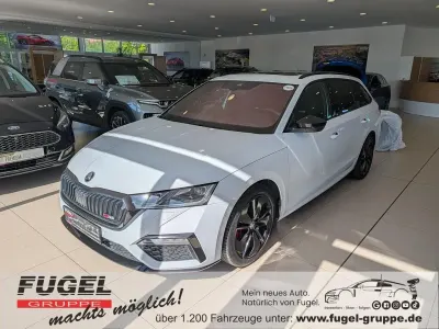 Gebraucht Skoda Octavia RS 200 PS (147 kW) 2022 Moonweiss metallic Limousine