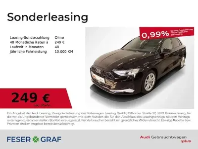 Gebraucht Audi A3 Ambiente 116 PS (85 kW) 2025 Mythosschwarz metallic Limousine