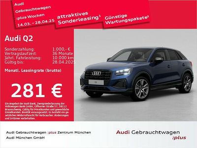 Gebraucht Audi Q2 Advanced Plus 150 PS (110 kW) 2024 Navarrablau metallic SUV
