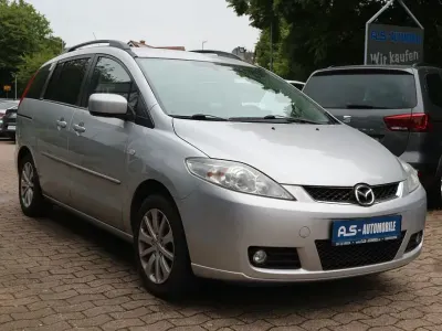 Gebraucht Mazda 5 Exclusive 116 PS (85 kW) 2005 Silber Van / Kleinbus