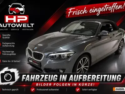 Gebraucht BMW 218 Sport Line 150 PS (110 kW) 2018 Grau Cabrio