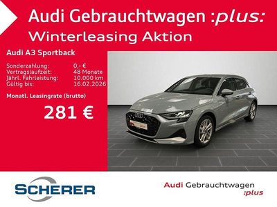 Pfeilgrau perleffekt (metallic) Gebraucht 2025 Audi A3 Ambiente Limousine | 31.890 € (Superpreis)