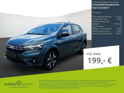 Gebraucht Dacia Sandero Journey 91 PS (66 kW) 2025 Oxidgrün Limousine