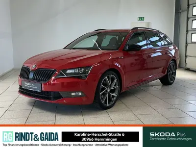 Gebraucht Skoda Superb SportLine 150 PS (110 kW) 2019 Velvet rot Kombi