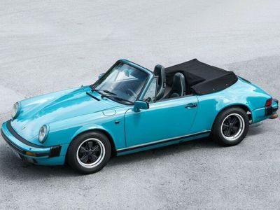 Gebraucht Porsche 911 218 PS (160 kW) 1987 Blau Cabrio