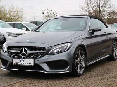 Usata Mercedes C220 AMG line 170 CV (125 kW) 2017 Grigio Cabrio