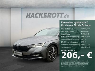 Grau Gebraucht 2022 Skoda Octavia SportLine Kombi | 31.650 € (Teuer)