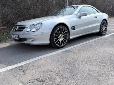 Gebraucht Mercedes SL500 Edition 306 PS (225 kW) 2001 Silber Cabrio