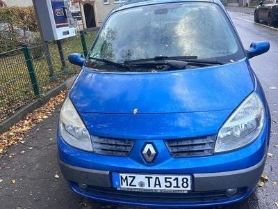 Gebraucht Renault Scénic II Authentique 111 PS (81 kW) 2006 Blau Van / Kleinbus