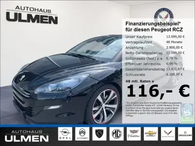 Brugt Peugeot RCZ GT-line 200 HK (147 kW) 2015 Sort Coupe