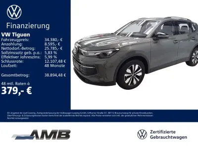 Gebraucht VW Tiguan Goal 131 PS (96 kW) 2025 Grün SUV