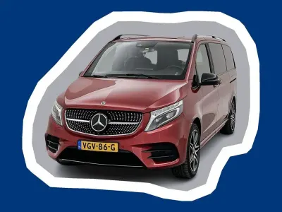 Usata Mercedes V300 Avantgarde Edition 239 CV (175 kW) 2020 Rosso Monovolume